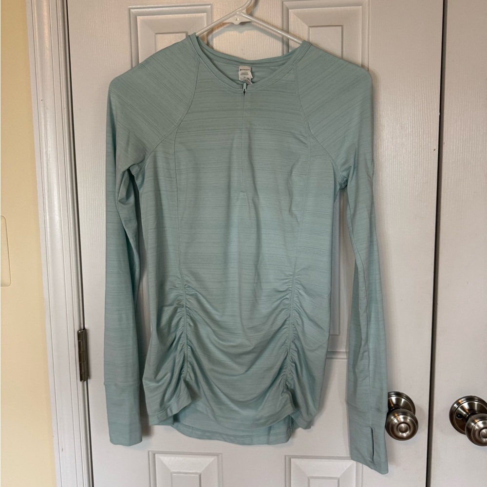 Athleta Aqua Blue/Green Sun protection shirt